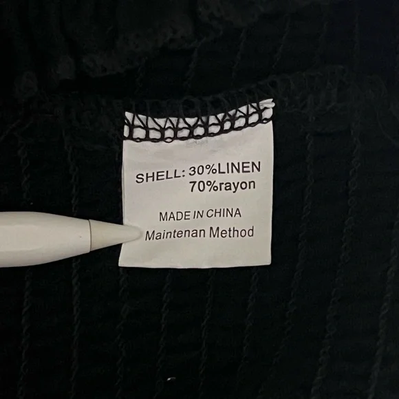 Anrabess Ladies Large Elegant Black Ruffle Strap Stretch Crop Top - Picture 6 of 10